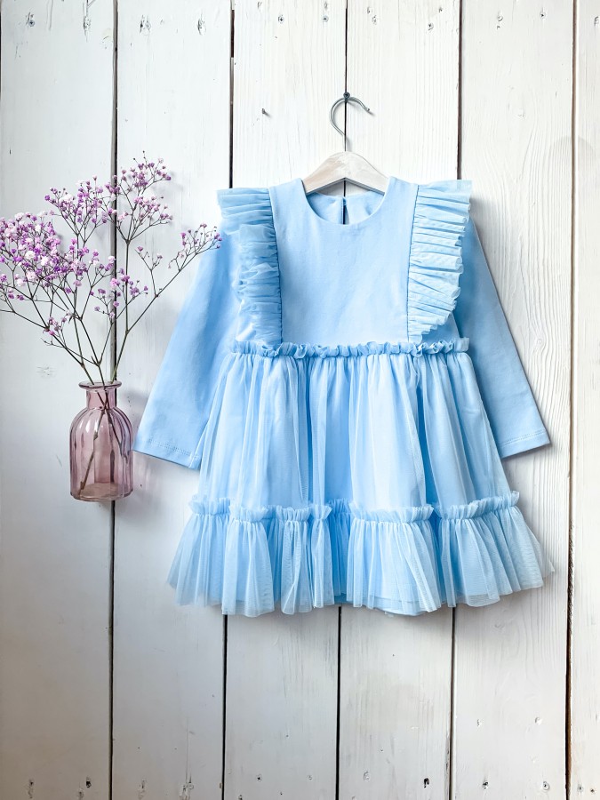 Suknelė FĖJA, baby blue spalvos